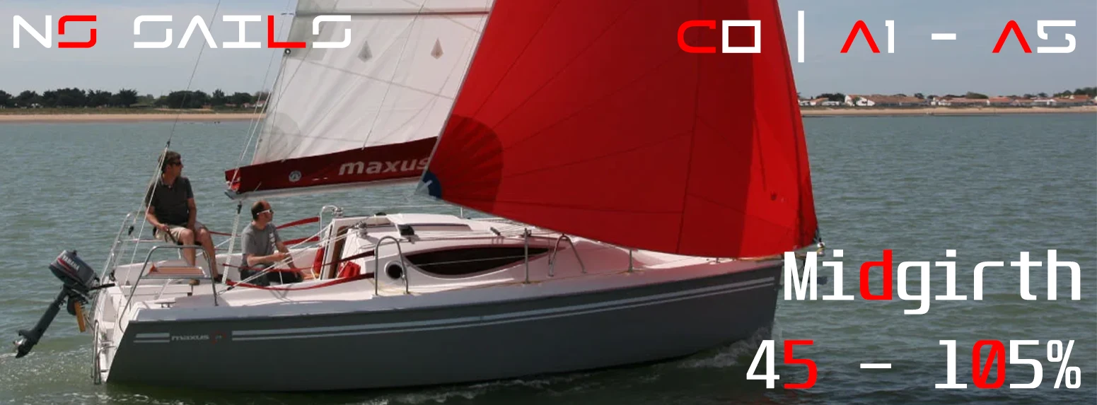 asymmetrical spinnaker of any shape and girth